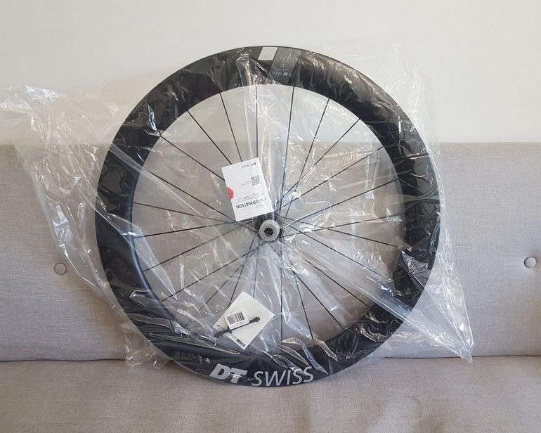 Used Dt Swiss ARC 1400 Dicut Carbon 62 mm Disc Clincher 12x100 DT 240 Hub bike — image 1 of 23