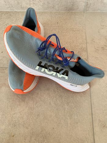 Used Hoka ProFlyX Running Shoes bike