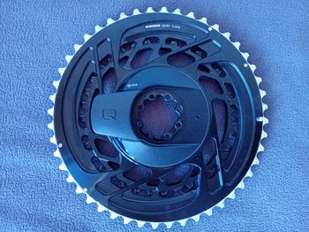 Used Sram Force 2x chainring power meter upgrade 48-35T bike