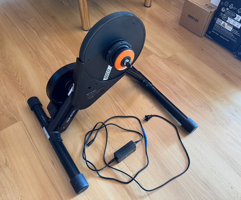 Used Van Rysel D100 Smart Trainer with Zwift Cog and Click 2025 bike — image 2 of 5