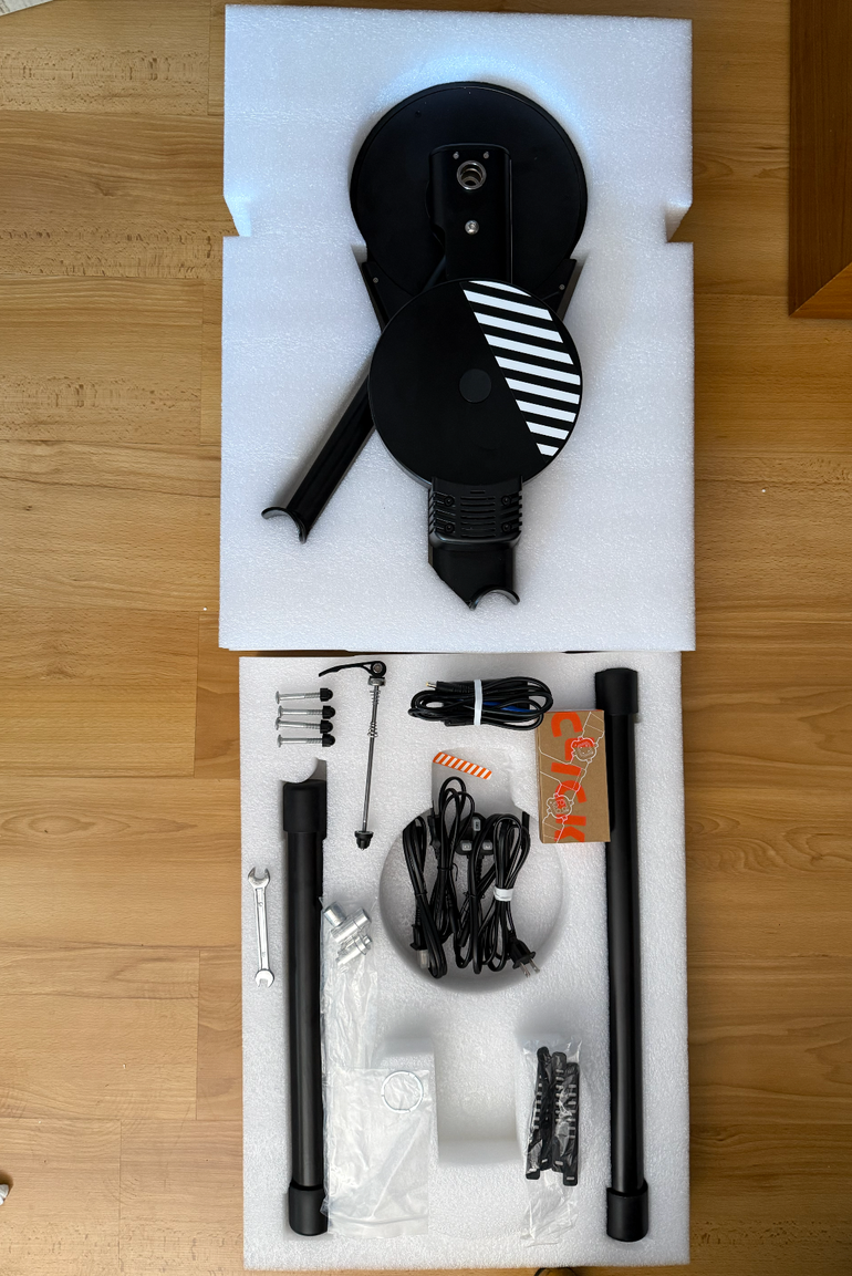 Used Van Rysel D100 Smart Trainer with Zwift Cog and Click 2025 bike — image 3 of 5