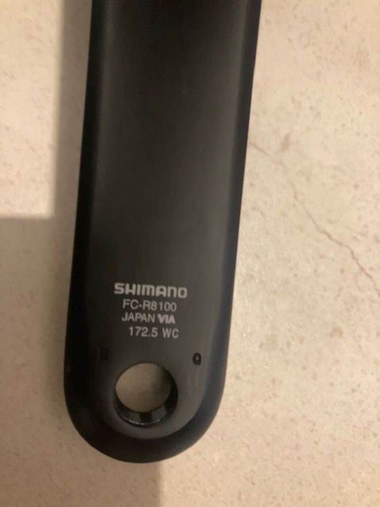 Used Shimano Ultegra FC-R8100 12-speed Crankset 172.5mm 2025 bike — image 2 of 5