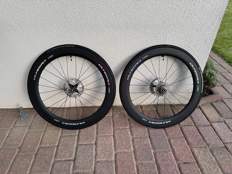 Used Shimano Ultegra WH-R8170 C60 Carbon Laufradsatz – Custom Decals bike — image 4 of 4