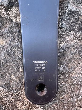 Used Shimano Ultegra FC-R8000 Crankset 172.5mm bike — image 3 of 4