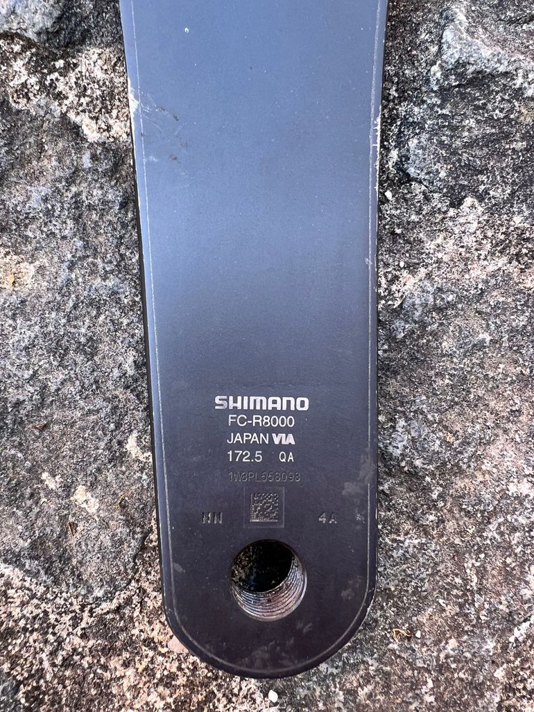 Used Shimano Ultegra FC-R8000 Crankset 172.5mm bike — image 3 of 4