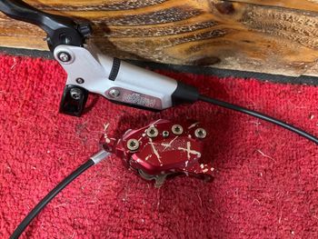 Used Sram Maven Ultimate Red Splatter 2025 bike — image 5 of 5