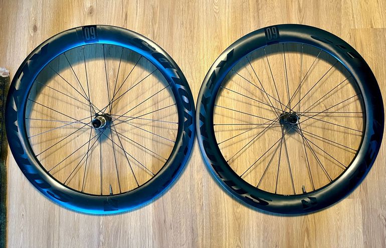 Used Reynolds AR60 DB Carbon Disc Wheelset 60mm Shimano HG 11/12s 2025 bike — image 1 of 6