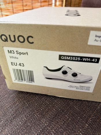 Used Quoc M3 Sport Radschuhe Off White Gr. 43 bike — image 5 of 5