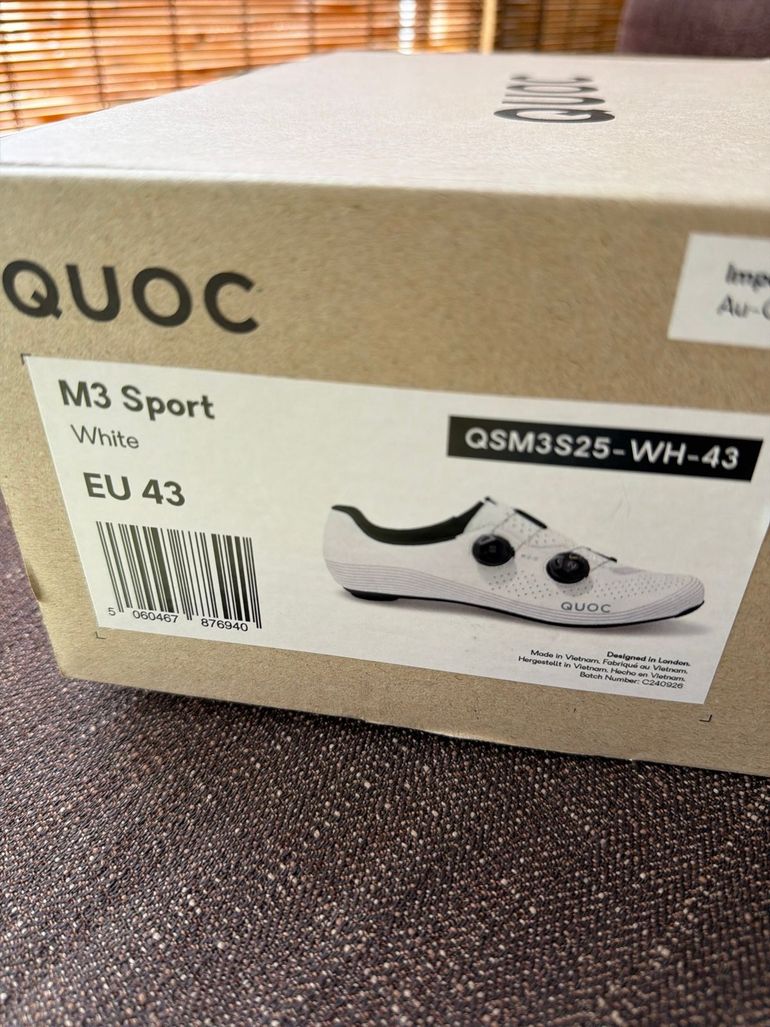 Used Quoc M3 Sport Radschuhe Off White Gr. 43 bike — image 5 of 5