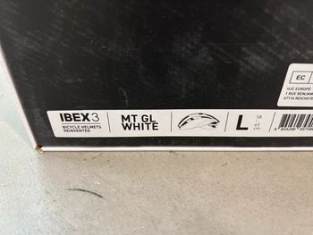 Used Hjc IBEX 3 Road Helmet White Matte L bike — image 3 of 3