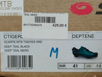 Used Sidi Sapatos de MTB Tiger 2S SRS Carbon "Novos" 2025 bike — image 9 of 9