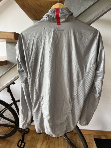 Tweedehands Castelli Aria Shell Jacket Men - silver grey 870 2026 bike — afbeelding 3 van 5