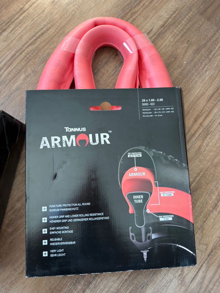 Used Tannus Armour Inserts Set of 2 pcs. New bike — image 3 of 6