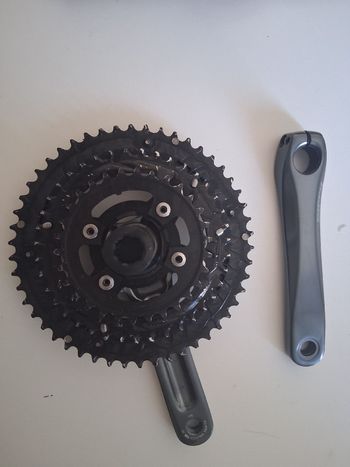 Used Shimano Tiagra FC-4703 Crankset 50-39-30T bike