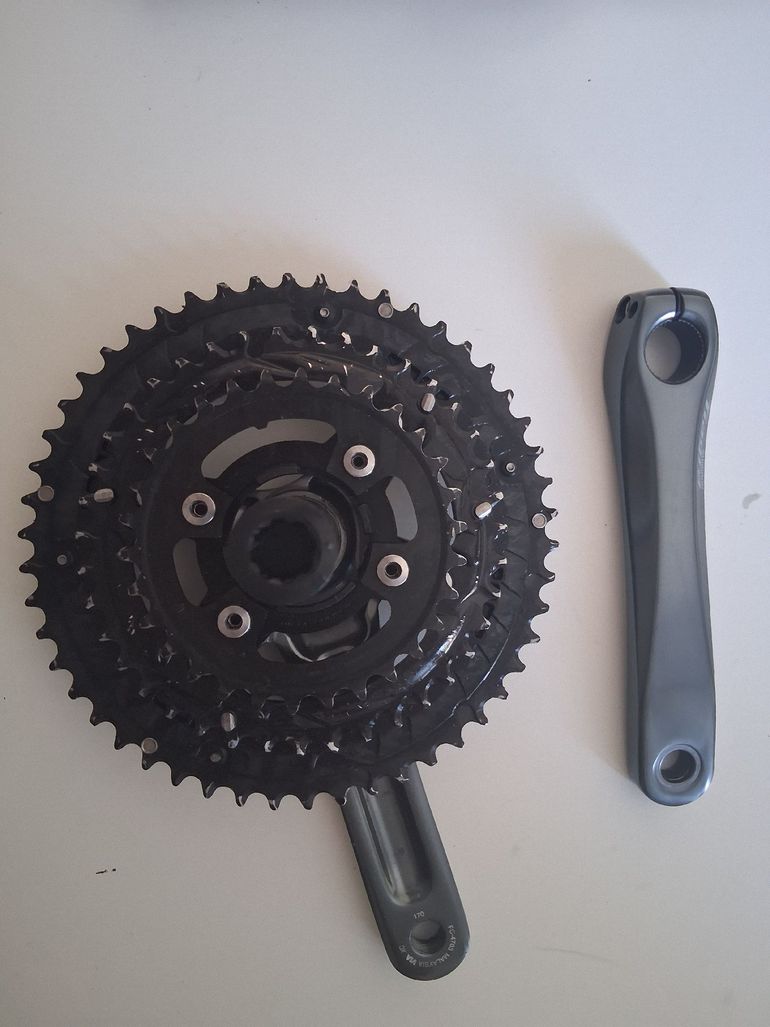 Used Shimano Tiagra FC-4703 Crankset 50-39-30T bike — image 1 of 2