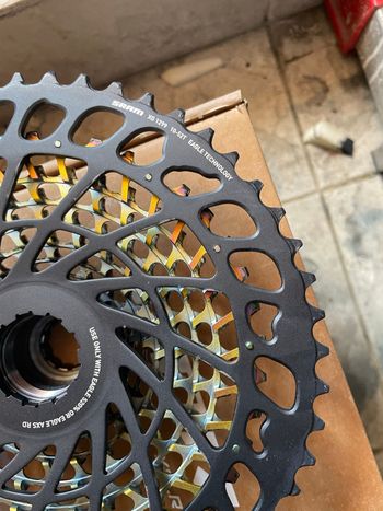 Used Sram XX1 Eagle AXS XG-1299 12-Speed MTB Cassette - Rainbow bike — image 15 of 17