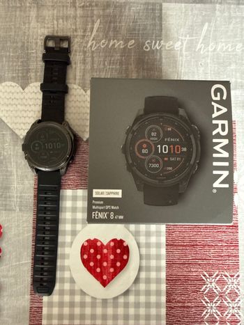 Used Garmin fēnix 8 Solar Sapphire 47mm 2025 bike