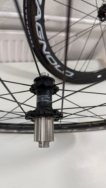 Used Campagnolo Bora One 50 Tubular Wheelset ceramic bearings 2025 bike — image 5 of 7