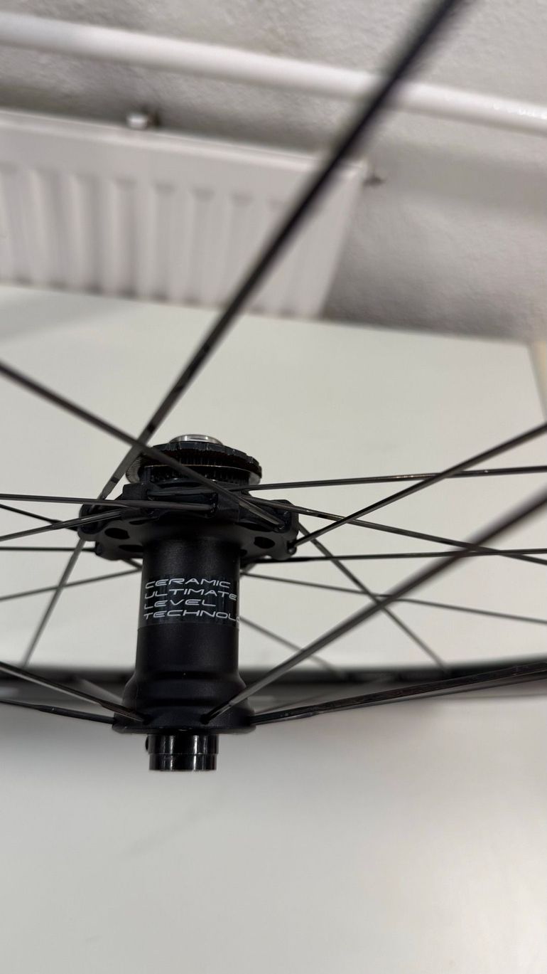 Used Campagnolo Bora One 50 Tubular Wheelset ceramic bearings 2025 bike — image 3 of 7