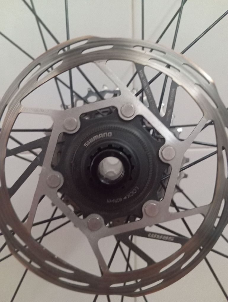 Used Syncros Rear Aluminum Wheel with SRAM Rival 10-30 Cassette and 140mm Disc Brake bike — image 6 of 6