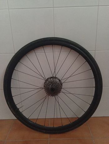 Used Syncros Rear Aluminum Wheel with SRAM Rival 10-30 Cassette and 140mm Disc Brake bike — image 2 of 6