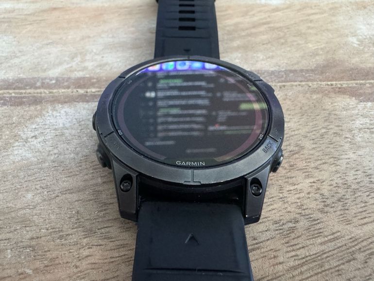 Used Garmin Fenix 7 Pro Sapphire Solar 47mm Graphite 2024 bike — image 3 of 8