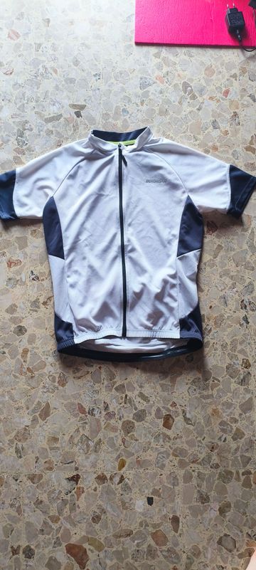 Used Bergrisar Maglia Ciclismo Bianca Cycling Clothing