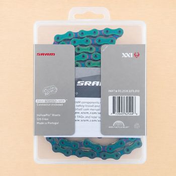 Used Sram Corrente XX1 Eagle 12s PowerLock 126 Elos Rainbow bike — image 2 of 3