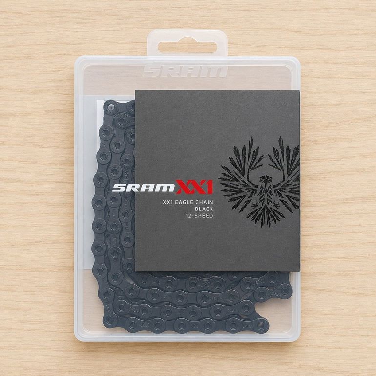 Used Sram Corrente XX1 Eagle 12s PowerLock 126 Elos Preto bike — image 1 of 3