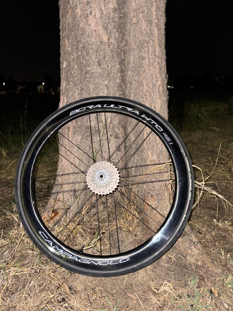 Used Campagnolo Bora Ultra WTO 45 Disc 2WF Tubeless Ready 2025 bike — image 6 of 7