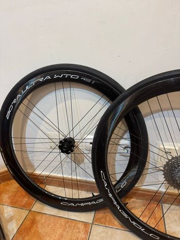 Used Campagnolo Bora Ultra WTO 45 Disc 2WF Tubeless Ready 2025 bike — image 2 of 7