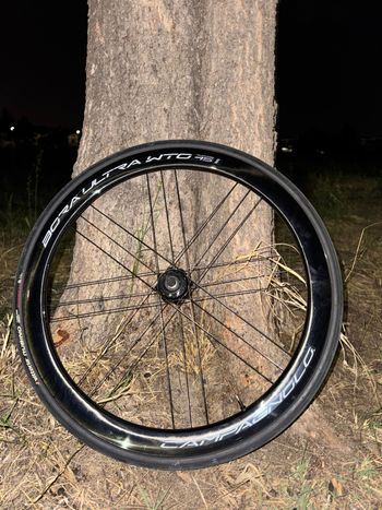 Used Campagnolo Bora Ultra WTO 45 Disc 2WF Tubeless Ready 2025 bike — image 4 of 7