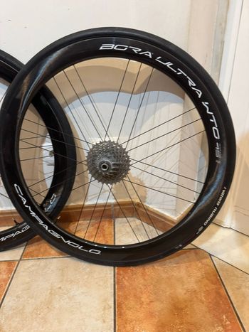 Used Campagnolo Bora Ultra WTO 45 Disc 2WF Tubeless Ready 2025 bike — image 3 of 7