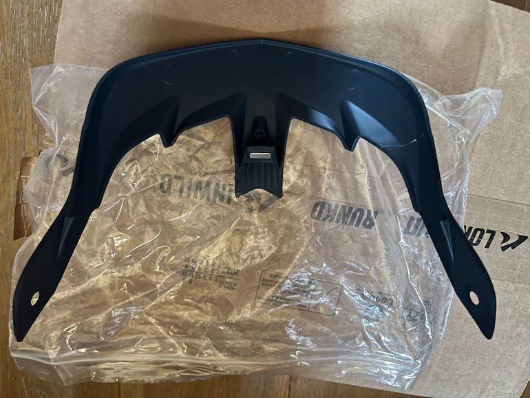 Used Troy Lee Designs A3 Visor Blue Black 2025 bike — image 2 of 2