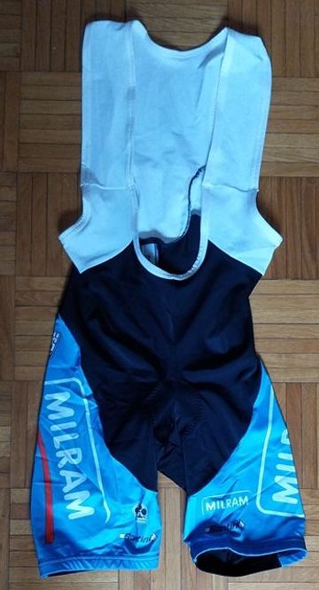 Gebrauchtes Santini SMS Body Salopette Corto Tg. M 44/46 Cycling Clothing