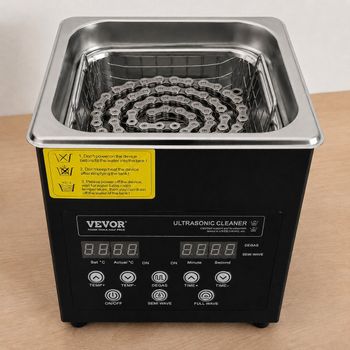 Used VEVOR Ultrasonic Cleaner Digital 2L 60W com Aquecimento 2026 bike — image 5 of 11
