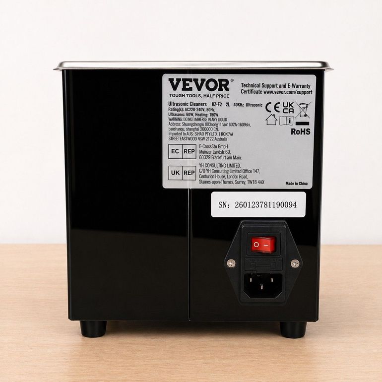 Used VEVOR Ultrasonic Cleaner Digital 2L 60W com Aquecimento 2026 bike — image 10 of 11