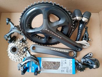 Used Shimano Ultegra 6800 Groupset bike