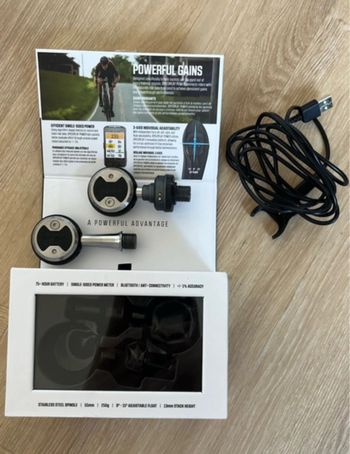 Used Wahoo Speeplay Powrlink Zero Powermeter Pedals bike
