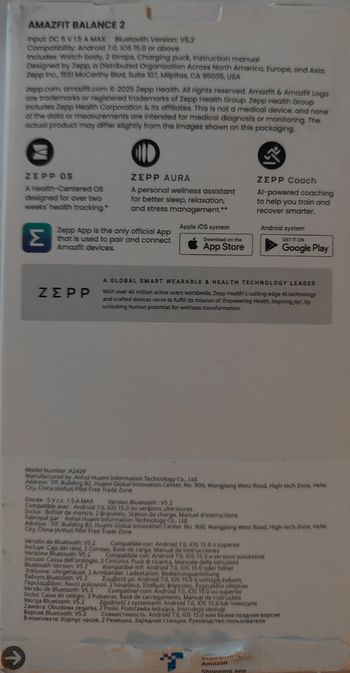 Used Amazfit Balance 2 GPS Smartwatch 2026 bike — image 5 of 6