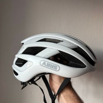Used ABUS Airbreaker Polar White Matt Helmet Medium bike — image 7 of 12