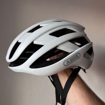 Used ABUS Airbreaker Polar White Matt Helmet Medium bike — image 2 of 12