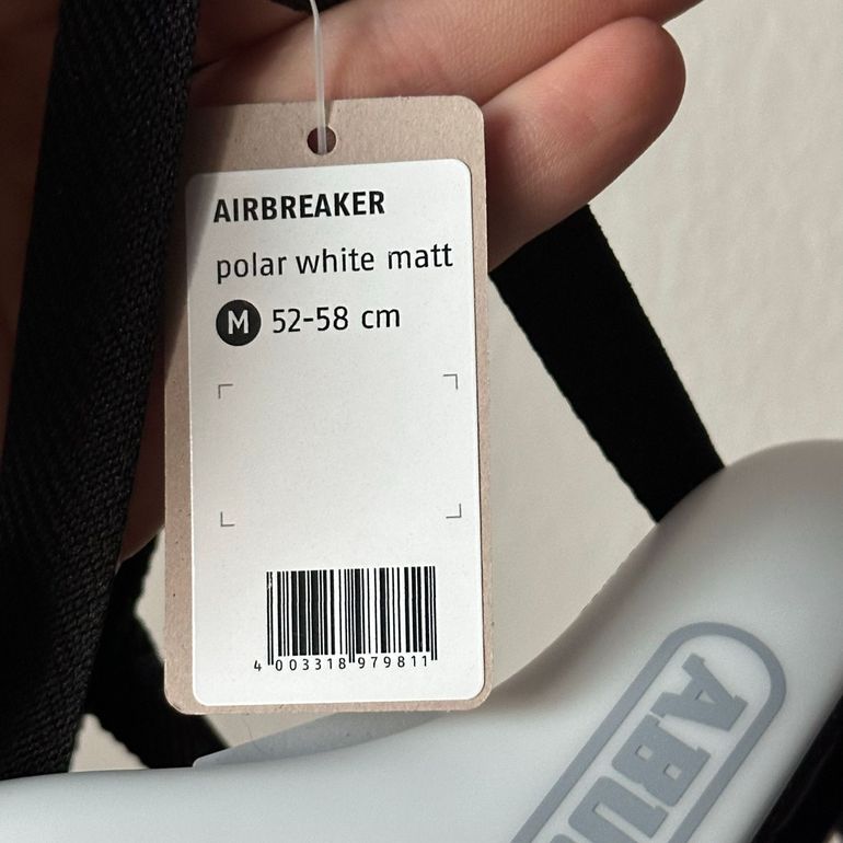 Used ABUS Airbreaker Polar White Matt Helmet Medium bike — image 11 of 12