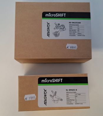 Used Microshift Advent X 10-speed Groupset bike