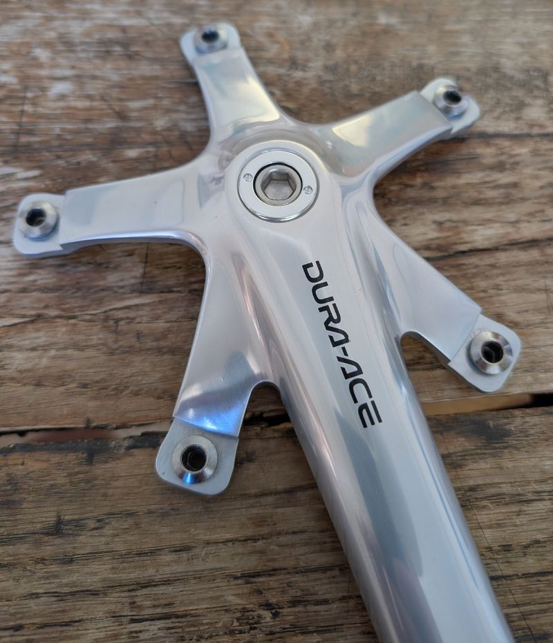 Brugt Shimano Dura-Ace FC-7710 Track Crank 2025 Drivetrain & Pedals