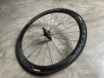 Used Mavic Cosmic Pro Exalith Rear Wheel 45mm Profile Campagnolo 10v 2016 bike — image 2 of 3