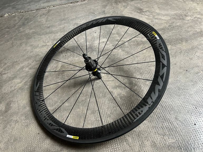 Used Mavic Cosmic Pro Exalith Rear Wheel 45mm Profile Campagnolo 10v 2016 bike — image 2 of 3
