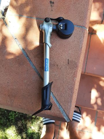 Brugt Decathlon pompa per forche bici bike — billede 4 af 4