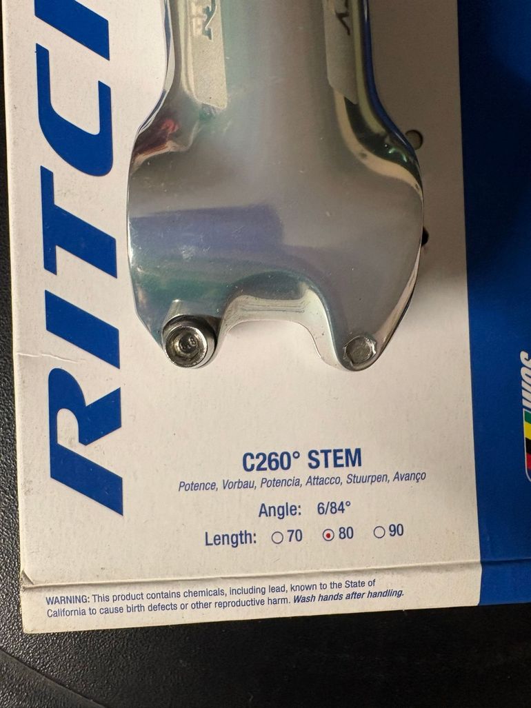 Used Ritchey C260 Stem 80 mm bike — image 2 of 6