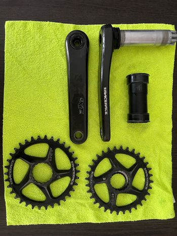 Used Race Face Next SL Crank 32t/34t + Bottom Bracket bike